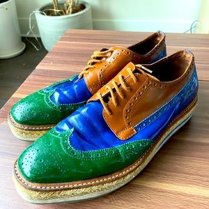 Prada Multi-color Leather Brogues (Men’s 9)